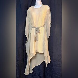 BCBGMAXAZRIA Suzy Striped Caftan Sleeve Dress. Color: Parfaitcom, Size xs NWOT